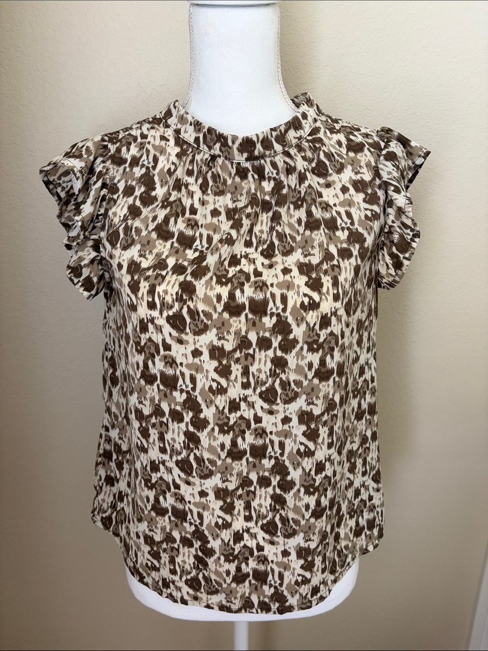 THML Cheeta print blouse